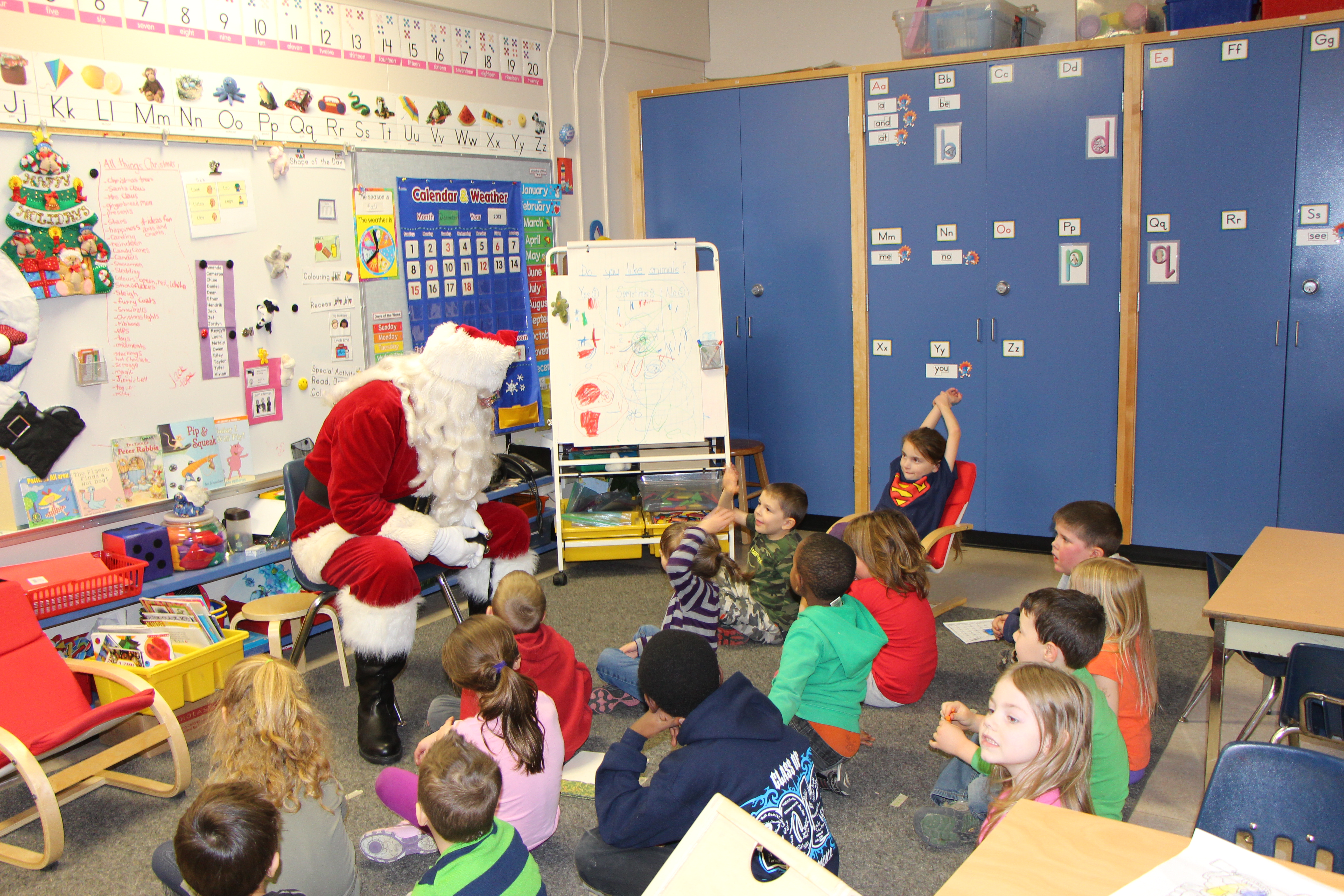 This School Visit Made Santa Cry (2015)